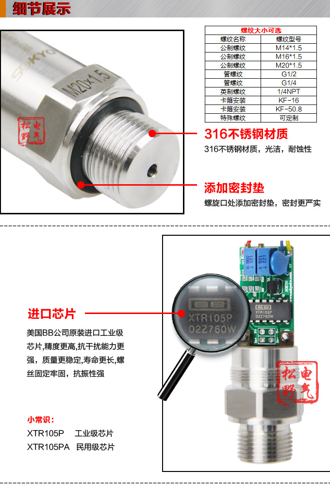 專用壓力變送器,PG1300恒壓供水壓力傳感器細節(jié)圖1