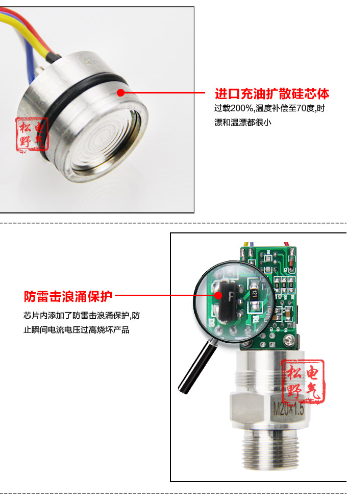 標準型壓力變送器,PGR智能壓力傳感器細節(jié)圖2