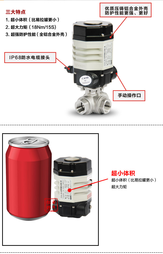 電動(dòng)執(zhí)行機(jī)構(gòu),YTDG-RKB18電動(dòng)執(zhí)行器,電動(dòng)頭細(xì)節(jié)圖1