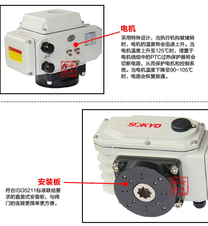 電動執(zhí)行器,電動頭,YTDG-RS100電動執(zhí)行機構(gòu)細(xì)節(jié)圖4