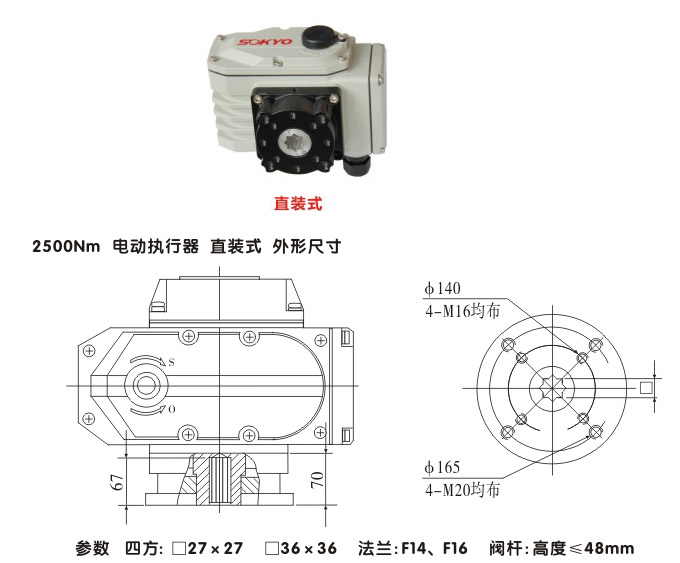 電動(dòng)執(zhí)行器,電動(dòng)頭,YTDG-RS2500電動(dòng)執(zhí)行機(jī)構(gòu)結(jié)構(gòu)圖,直裝式