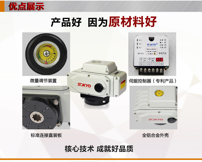  電動(dòng)執(zhí)行機(jī)構(gòu),YTDG-RKB2500電動(dòng)執(zhí)行器,電動(dòng)頭產(chǎn)品優(yōu)點(diǎn)1