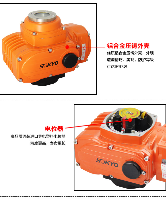 防爆電動頭,YTEx-RKB400防爆電動執(zhí)行器細節(jié)圖2