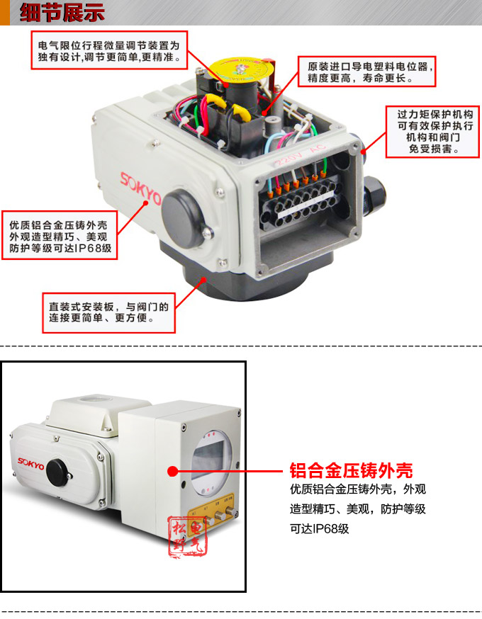 智能電動(dòng)執(zhí)行器,YTDZ-RS200智能電動(dòng)執(zhí)行機(jī)構(gòu)細(xì)節(jié)圖1