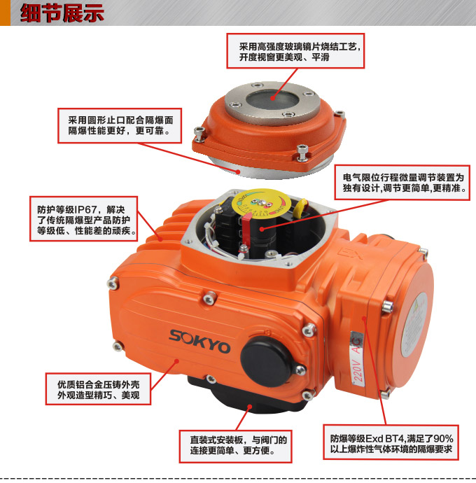 防爆電動(dòng)蝶閥,YTEx-RS防爆電動(dòng)調(diào)節(jié)蝶閥細(xì)節(jié)圖1