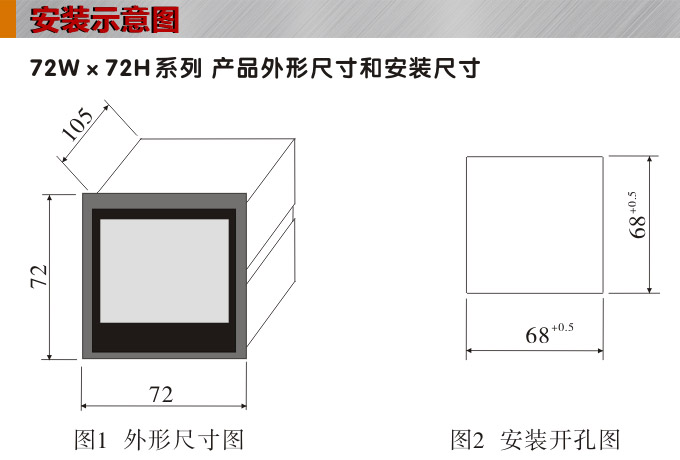 電動操作器,DQ7智能手動操作器,手操器安裝示意圖