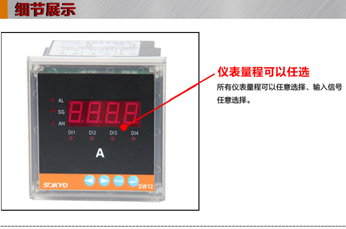 直流電流表,DW12數(shù)字電流表,電流表產(chǎn)品細(xì)節(jié)圖1